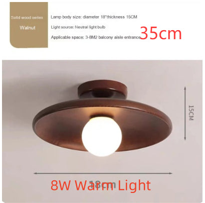 Japanese Wood Aisle Ceiling Light