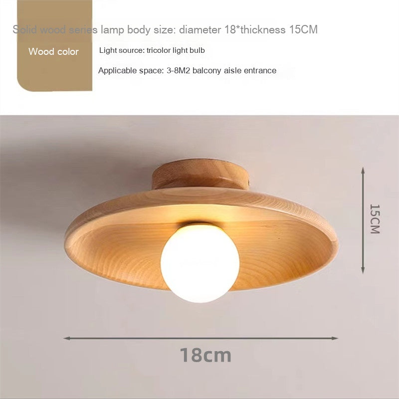 Japanese Wood Aisle Ceiling Light