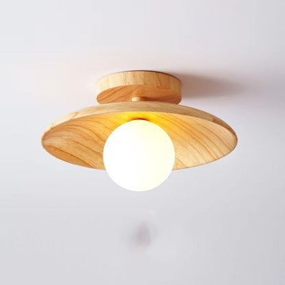 Japanese Wood Aisle Ceiling Light