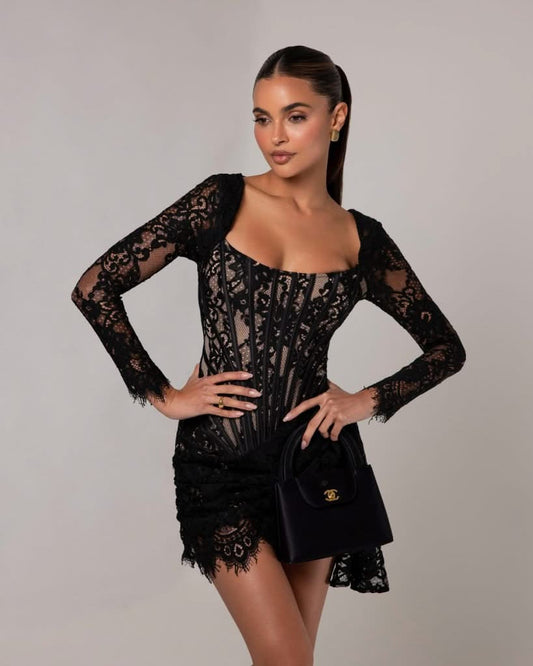 Marceline Lace Mini Dress