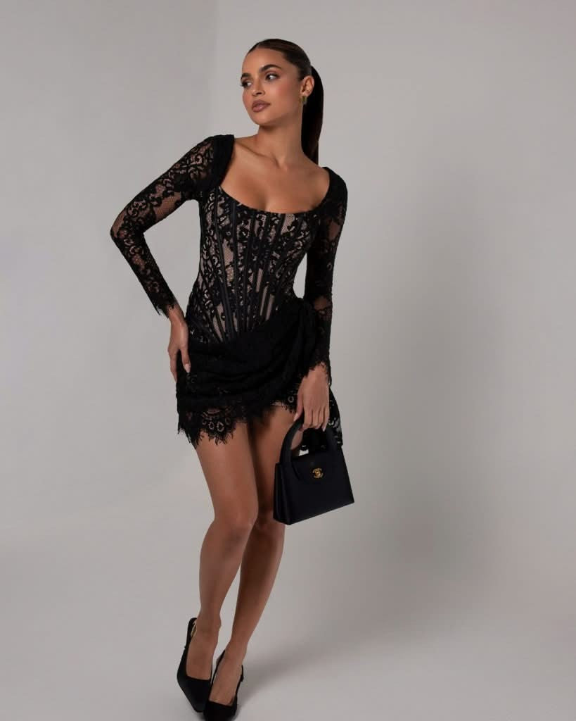 Marceline Lace Mini Dress