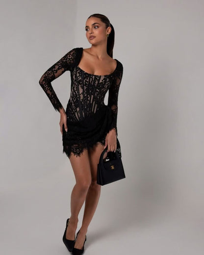 Marceline Lace Mini Dress