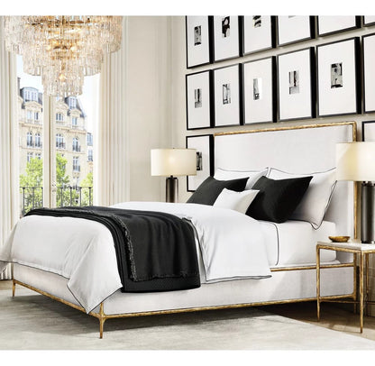 Marignan Tiered Brass and Crystal Round Chandelier