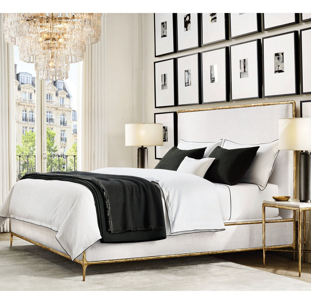 Marignan Tiered Brass and K9 Crystal Round Chandelier