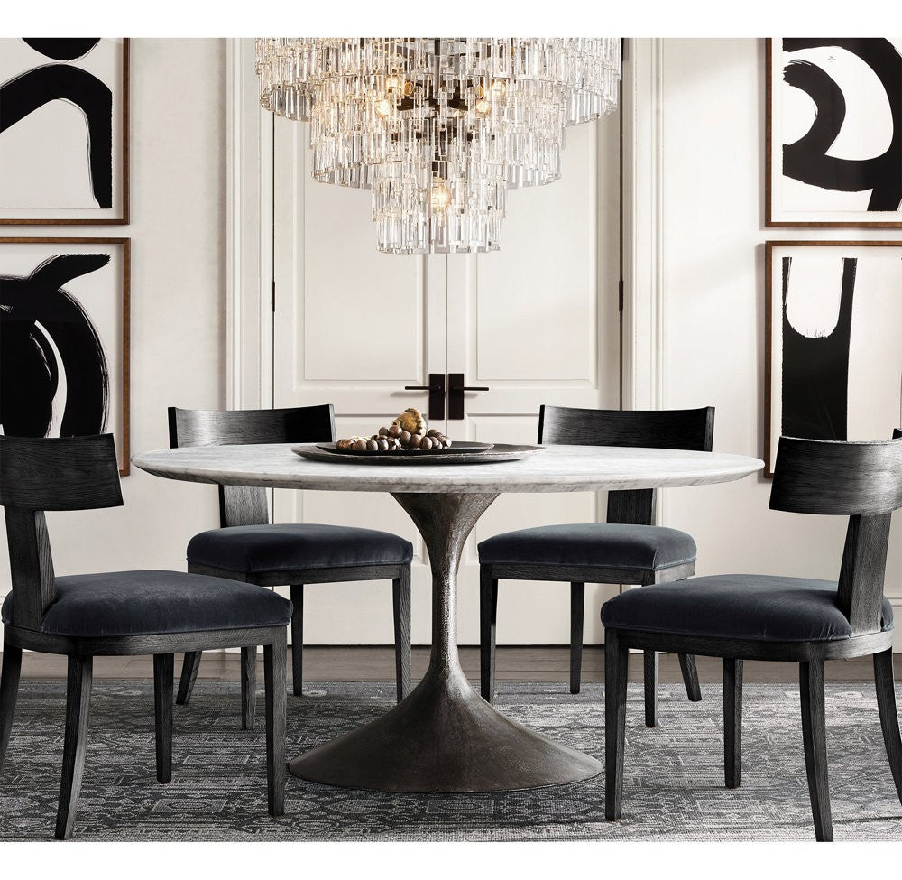 Marignan Tiered Brass and K9 Crystal Round Chandelier