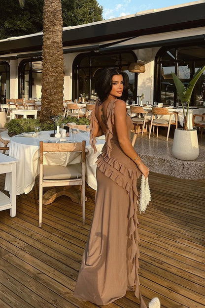 Marisol Cascading Maxi Dress