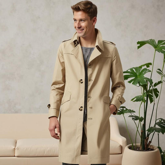 Men’s Tailored Warm Jacket – Durable, Refined & Season-Spanning
