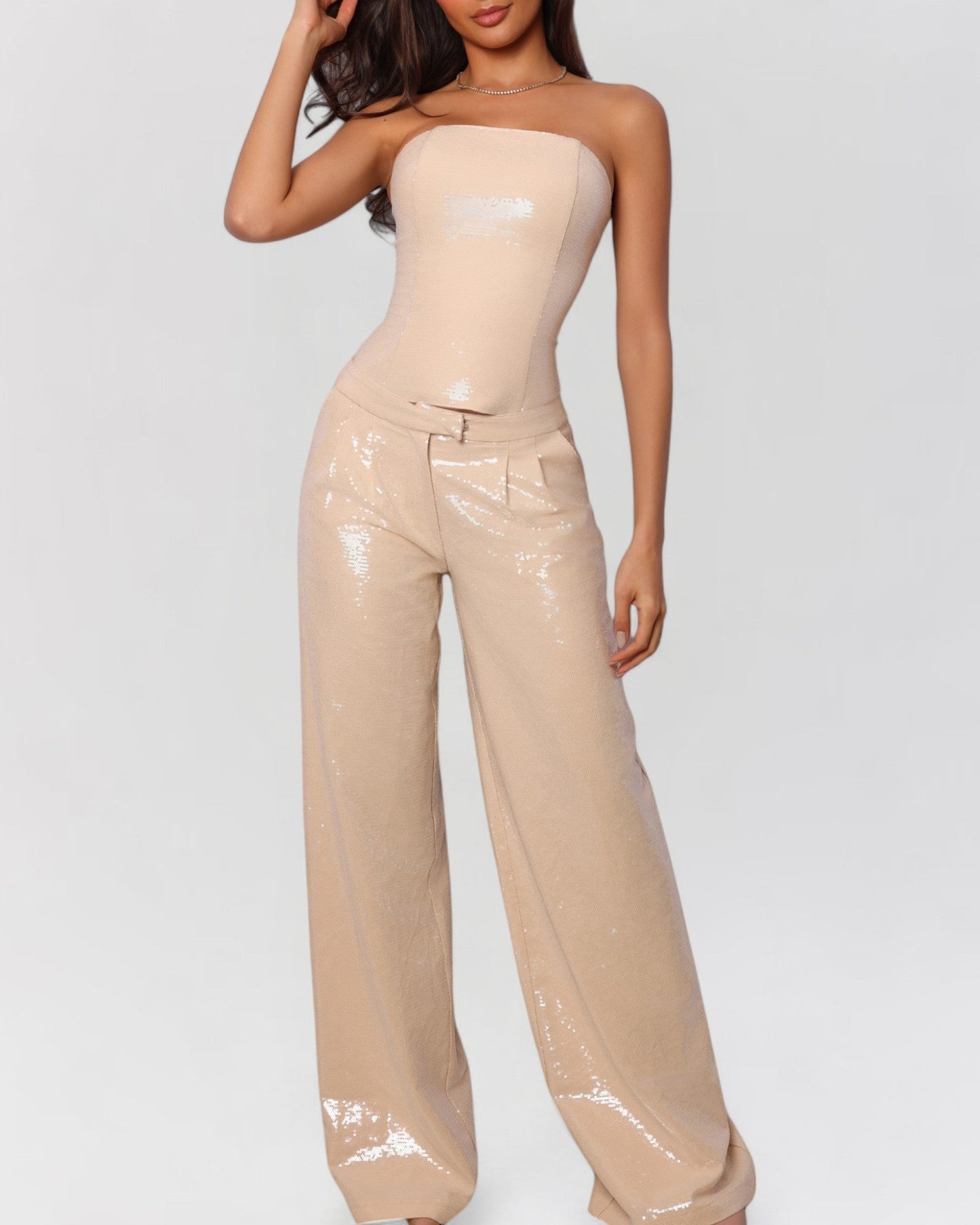 Noctura Sequin Tailored Pants