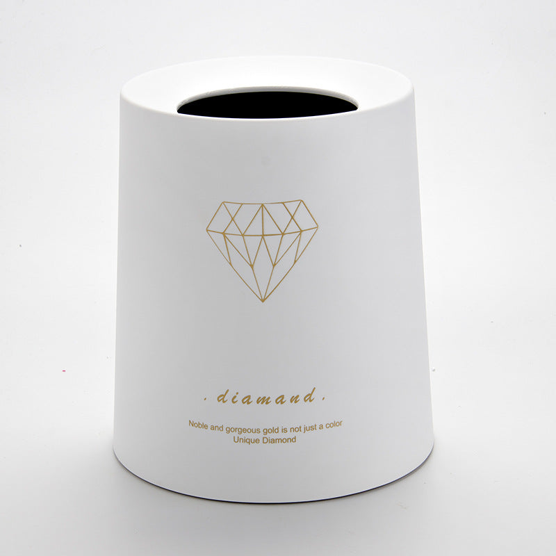 Nordic Pattern Open Waste Bin