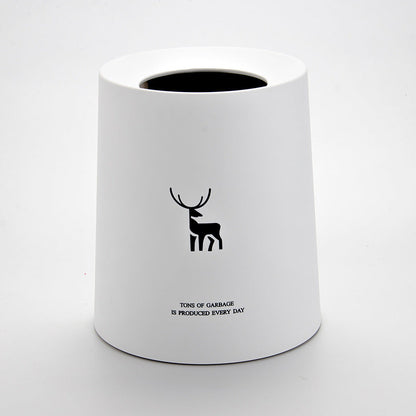 Nordic Pattern Open Waste Bin