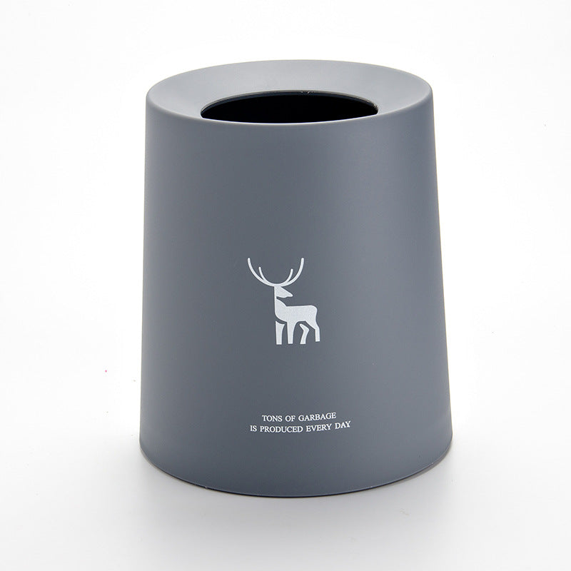 Nordic Pattern Open Waste Bin