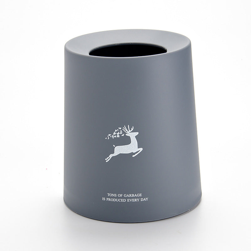 Nordic Pattern Open Waste Bin