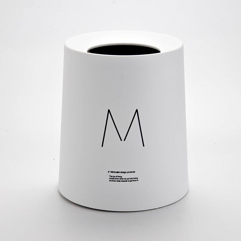 Nordic Pattern Open Waste Bin