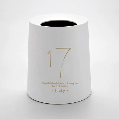 Nordic Pattern Open Waste Bin