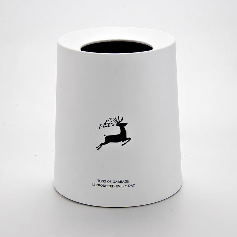 Nordic Pattern Open Waste Bin