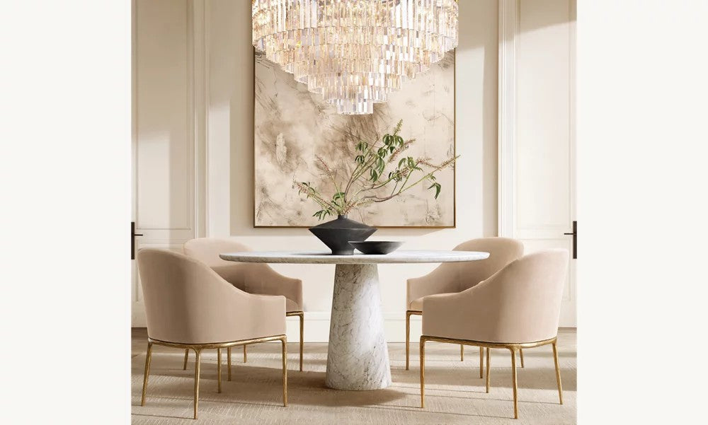 Odeon 1920s Iron and K9 Crystal Round Chandelier