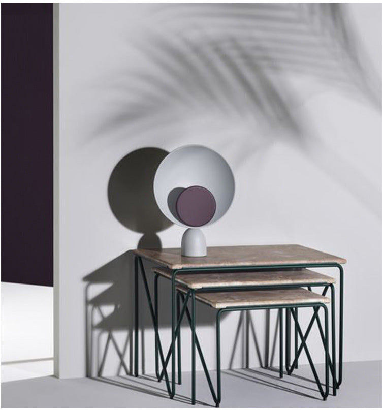 Painted Nordic Study Table Lamp
