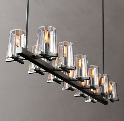 Pauillac Solid Brass Linear Chandelier