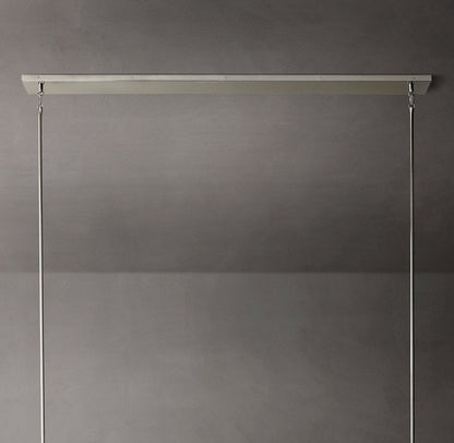 Pauillac Solid Brass Linear Chandelier