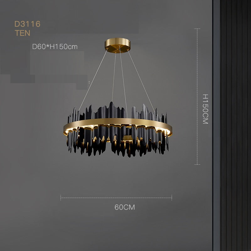 Postmodern Ring Pendant Light