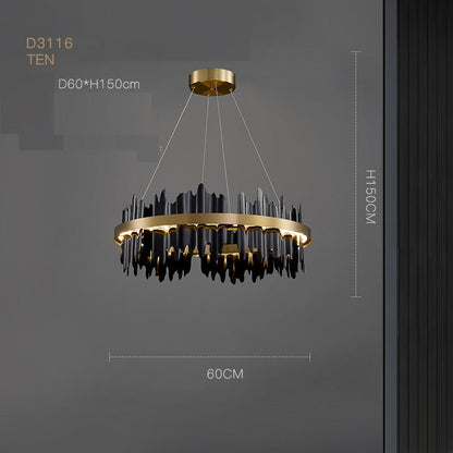Postmodern Ring Pendant Light