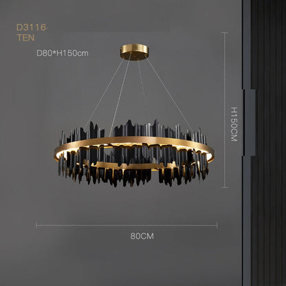 Postmodern Ring Pendant Light