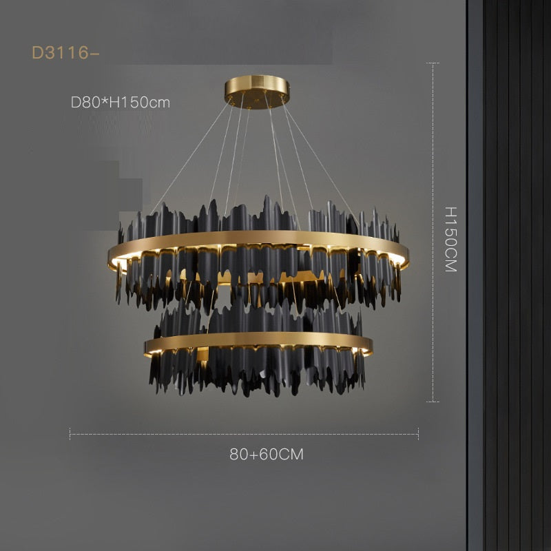Postmodern Ring Pendant Light
