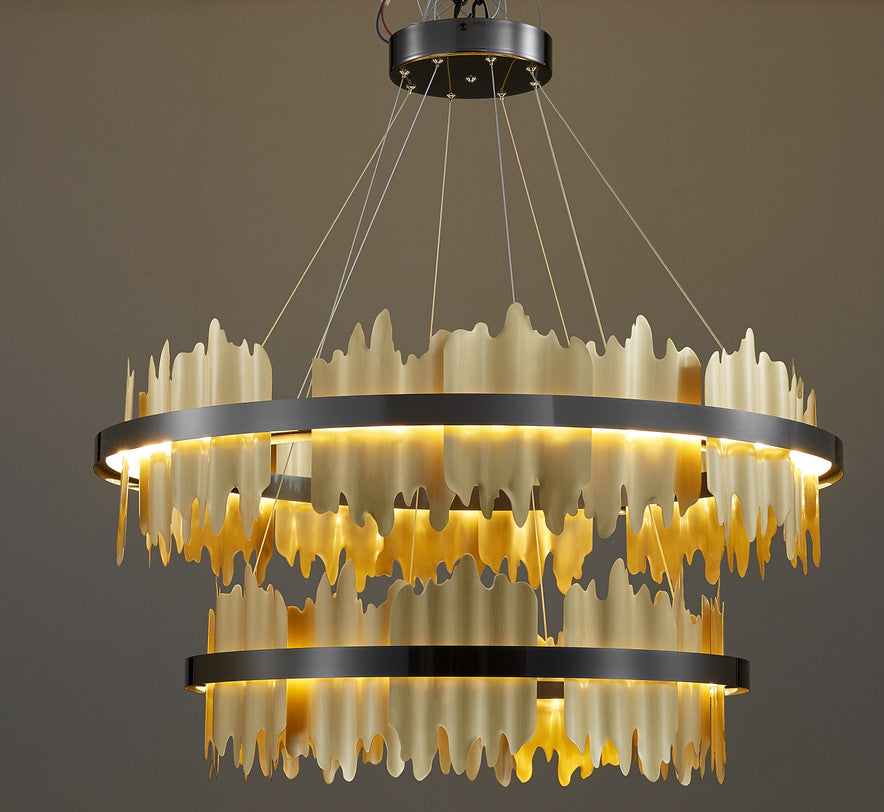 Postmodern Ring Pendant Light