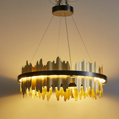 Postmodern Ring Pendant Light