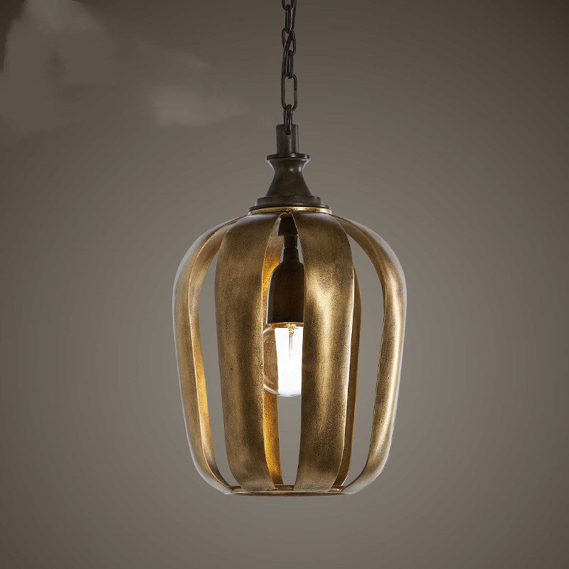 Retro Industrial Resin Pendant