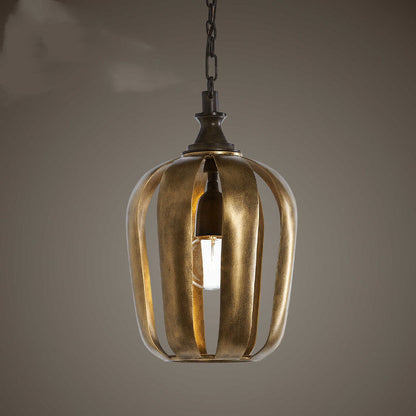 Retro Industrial Resin Pendant