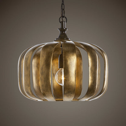 Retro Industrial Resin Pendant