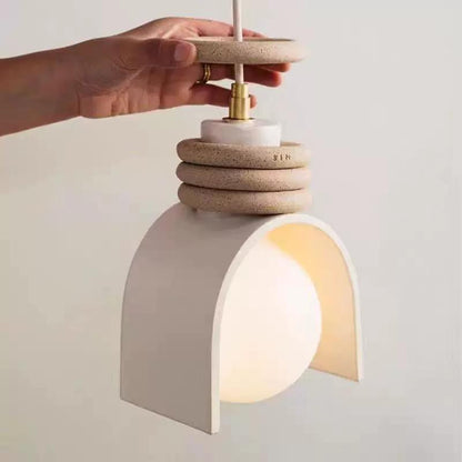 Retro Resin Bedside Pendant