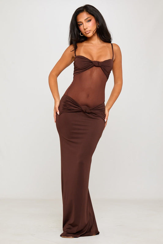 Seraphina Twist Maxi Dress