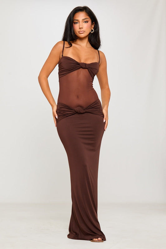 Seraphina Twist Maxi Dress