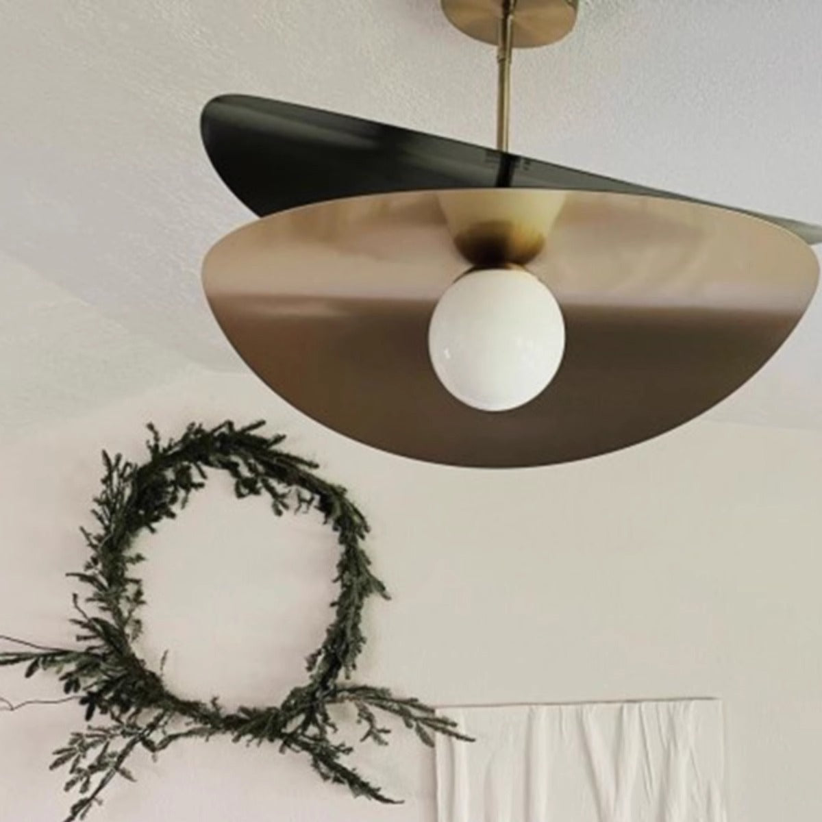Straw Hat Statement Pendant