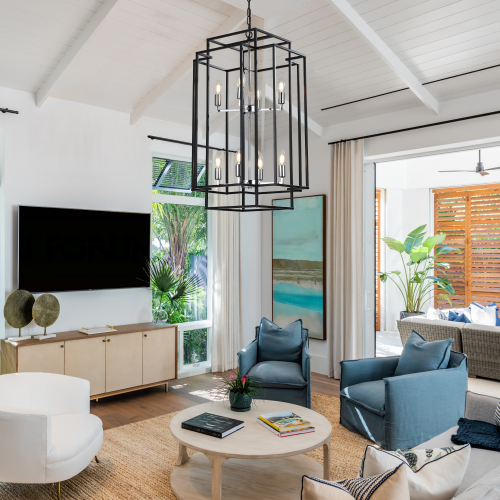 Tiered Lantern Foyer Chandelier