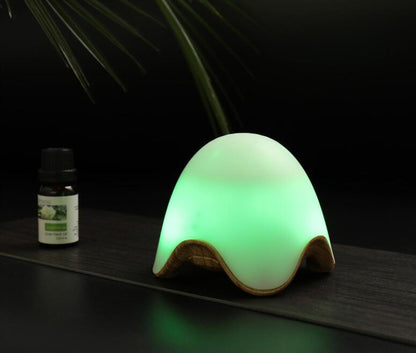 USB Woodgrain Aroma Diffuser Light