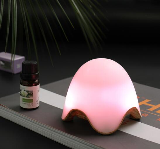 USB Woodgrain Aroma Diffuser Light
