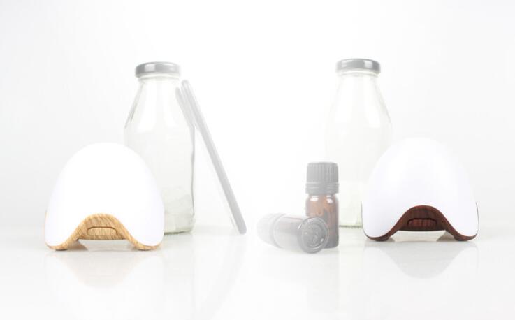 USB Woodgrain Aroma Diffuser Light