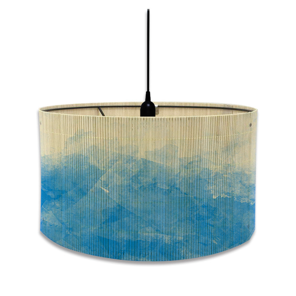 Watercolour Bamboo Lampshade