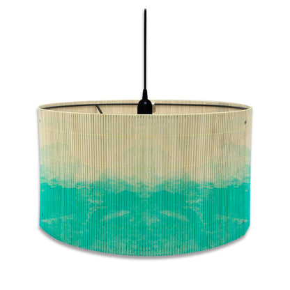 Watercolour Bamboo Lampshade