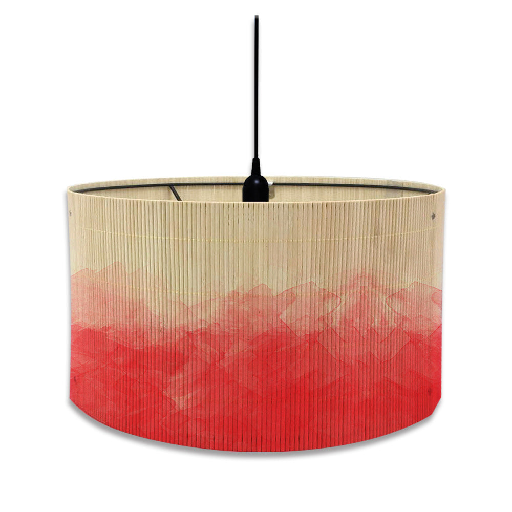 Watercolour Bamboo Lampshade