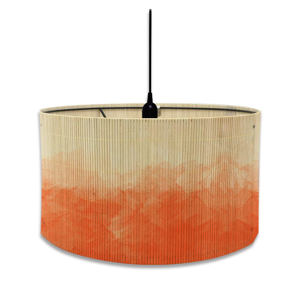 Watercolour Bamboo Lampshade